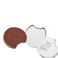 Biscuit shape promotional gift chocolate color Custom logo memo pad